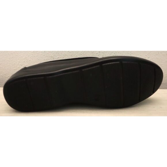 FootSteps FS3430 Women's Sz 12M Black PU Leather Liberty Slip-On Dress Shoes SIB - Picture 7 of 11